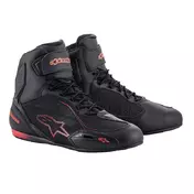 Alpinestars Faster 3 Drystar мотоботы Black Red Fluo Красный