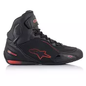 Alpinestars Faster 3 Drystar мотоботы Black Red Fluo Красный