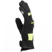 Dainese Vr46 Curb Short мотоперчатки Black Yellow Желтый