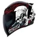 Icon Airflite Skull мотошлем черный