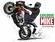 Наклейка Explosive Mike Wheelie