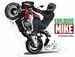 Наклейка Explosive Mike Wheelie