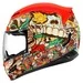 Icon Airmada Dia De Los Muertos красный мотошлем