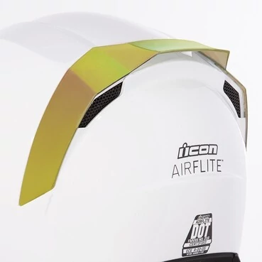 Спойлер для шлема Icon Airflite золотой зеркальный