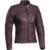 Woman Leather Motorcycle мотокуртка Custom Ixon SPARK Lady Bordeaux