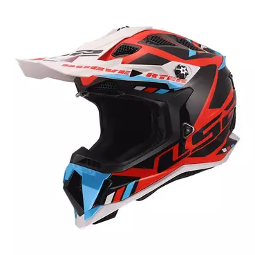 Ls2 Mx700 Subverter Evo 2 Stomp Мотошлем Blue Red Синий