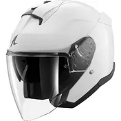 Shark SKWAL JET BLANK Full Face Motorcycle Мотошлем Pearl White