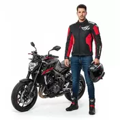 Berik 2.0 NJ-173315 Mesh Air Perforated Motorcycle мотокуртка Removable Black Red