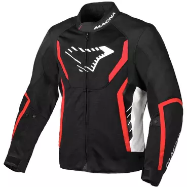 Macna Grisco Black White Red Softshell Motorcycle мотокуртка