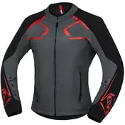 Motorcycle мотокуртка in iXS SO DYNAMIC Gray Black Red Fabric