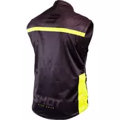 Gillet Moto Cross Shot Bodywarmer lite 2.0 Black Yellow Fluo