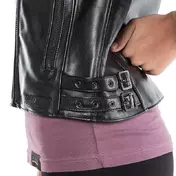 Women's Leather мотокуртка Custom Dainese 72 CHIODO 72 Lady Black