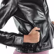 Women's Leather мотокуртка Custom Dainese 72 CHIODO 72 Lady Black