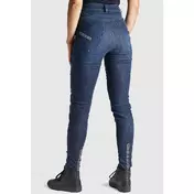 Pando Moto Women Skinny-Fit Cordura Motorcycle Jeans KUSARI COR 02 Blue L32