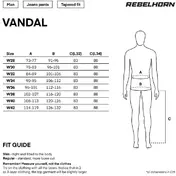 Rebelhorn Moto jeans VANDAL TWILL Olive L32