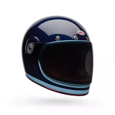 Bell Bullitt Gt Carbon Lane Мотошлем Blue Синий