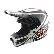 Troy Lee Designs Se Polycarbonate The Line Мотошлем Black Черный