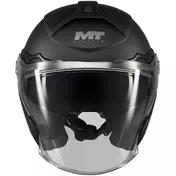 Mt Мотошлемs COSMO SV PURE A1 Matt Black Motorcycle Jet Мотошлем