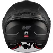 Mt Мотошлемs COSMO SV PURE A1 Matt Black Motorcycle Jet Мотошлем