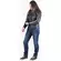 Ixs LD STRIPE Black Leather Woman Motorcycle мотокуртка