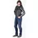 Ixs LD STRIPE Black Leather Woman Motorcycle мотокуртка
