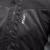 T-ur ETNA Perforated Summer Motorcycle мотокуртка Black Light Gray