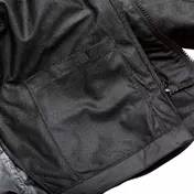 T-ur ETNA Perforated Summer Motorcycle мотокуртка Black Light Gray