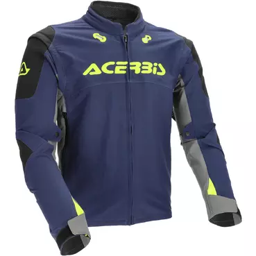Acerbis Rally Race Cross Enduro Motorcycle мотокуртка Blue Yellow