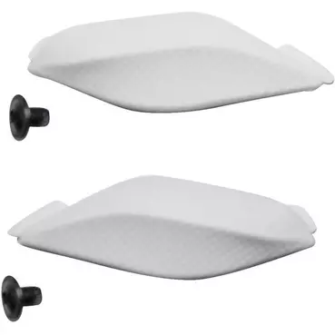 Replacement Shin Slider for Alpinestars SUPERTECH R White