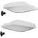 Replacement Shin Slider for Alpinestars SUPERTECH R White