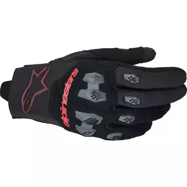 Alpinestars PRO-DURA Motocross Enduro мотоперчатки Black Bright Red