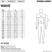 Rebelhorn WAVE Black Summer Motorcycle мотокуртка