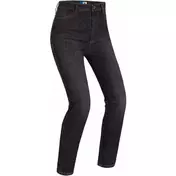 PMJ SARA Women's Motorcycle Jeans Black