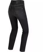 PMJ SARA Women's Motorcycle Jeans Black