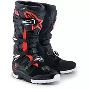 Alpinestars TECH 7 ENDURO DRYSTAR Motocross Enduro мотоботинки Black Red Fluo White