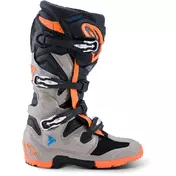 Alpinestars TECH 7 ENDURO Motocross Enduro мотоботинки Black Warm Grey Fluorescent Orange