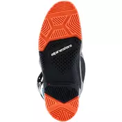 Alpinestars TECH 7 ENDURO Motocross Enduro мотоботинки Black Warm Grey Fluorescent Orange