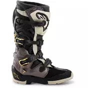 Alpinestars TECH 7 ENDURO DRYSTAR Motocross Enduro мотоботинки Black Dark Grey Gold
