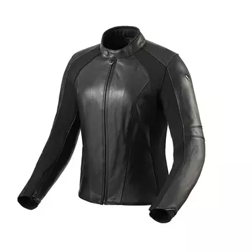 Rev'it Maci Leather Lady мотокуртка Black Черный