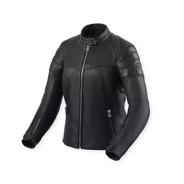 Rev'it London Lady Leather мотокуртка Black Черный