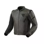 Rev'it Parallax Leather мотокуртка Black Olive Черный