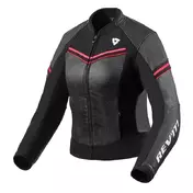 Rev'it Median Lady Leather мотокуртка Black Pink Розовый