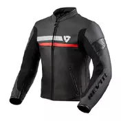 Rev'it Mile Leather мотокуртка Black Red Красный