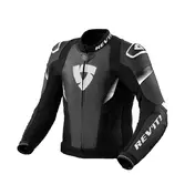 Rev'it Control Leather мотокуртка Black White Белый