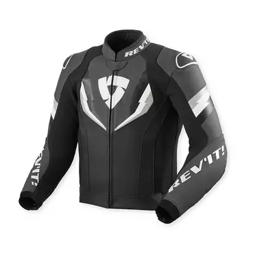 Rev'it Quantum 3 Leather мотокуртка Black Anthracite Черный