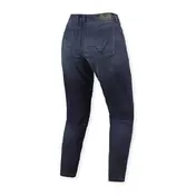 Rev'it Harper Tapered Lady Short Jeans Blue Синий