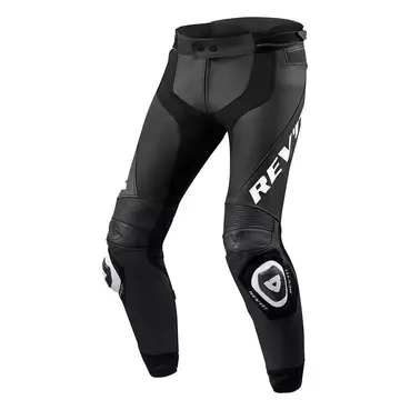 Rev'it Apex Long Leather мотоштаны Black White Белый