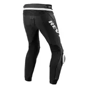 Rev'it Apex Long Leather мотоштаны Black White Белый