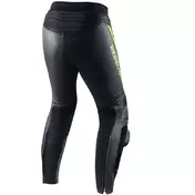 Rebelhorn FIGHTER Motorcycle Leather мотоштаны Black Fluo Yellow