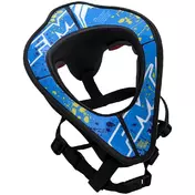 FM Racing Neck Tronic Mini Motorcycle Child Collar Black White Blue